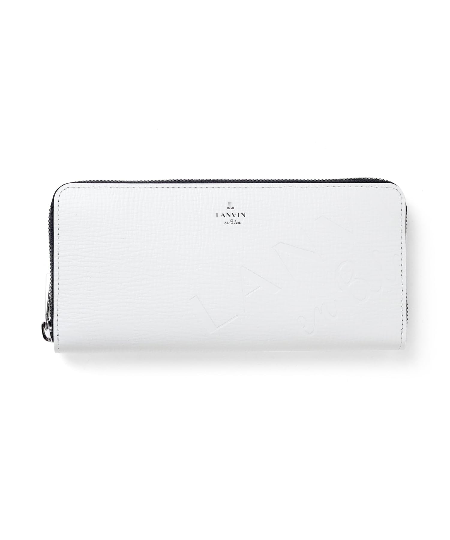 

on Round Zipper Long Wallet Butler Accessories White [Lanvin Blue] Men s