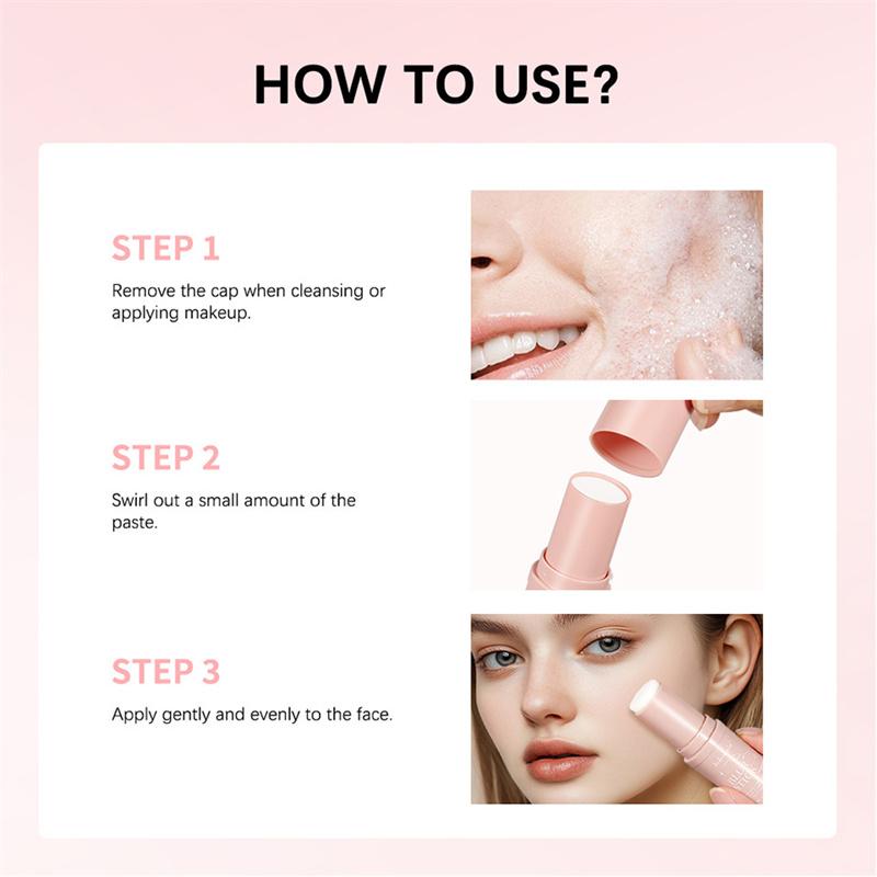 Blur Stick  Instant Pore Eraser Invisible Pore Base Stick Long Lasting Makeup Primer Stick Hydrate Covering Pores Oil Control Primer Stick
