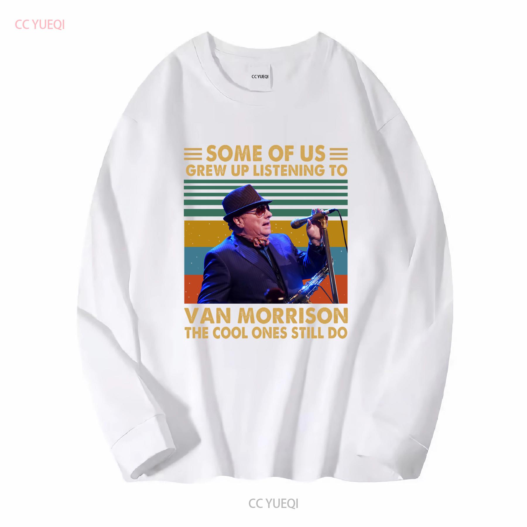 

Hot Van Morrison Cartoon New Rare S 235XL T Shirt 2D571 long or short sleeves vintage Washed fashion Unisex Versatile L