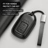 Leather Car Key Cover Case Protection Shell Keychain For Honda Accord Civic 8 10 11 Th Gen HR-V CR-V BR-V Vezel Jazz Freed Pilot
