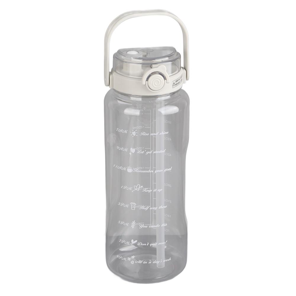 Large Water Bottle 2 Drinking Methods PC PP Material Clear Scale Portable Matte Large Water Jug