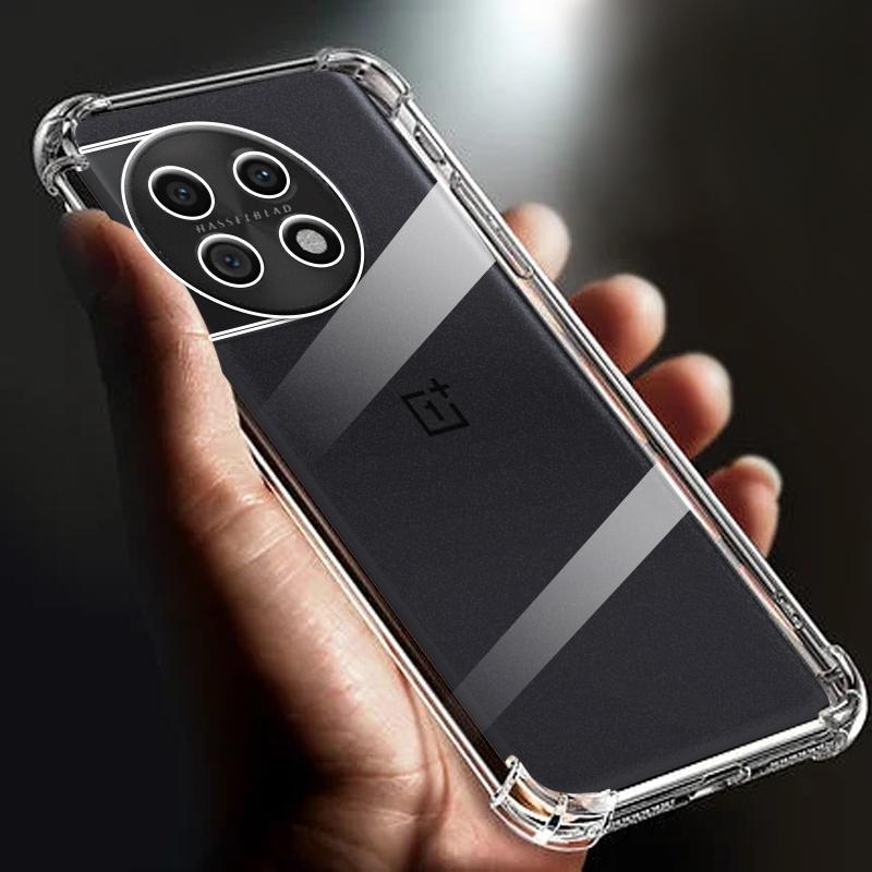 

Thickened Airbag Shockproof Clear Soft Tpu Phone Cases For OnePlus 12 case 5g Transparent Back Cover 1+ 11 CPH2449 funda cases