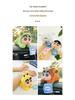 Cute Crayon Shin-chan White Dog Beanbag Plush Pendant