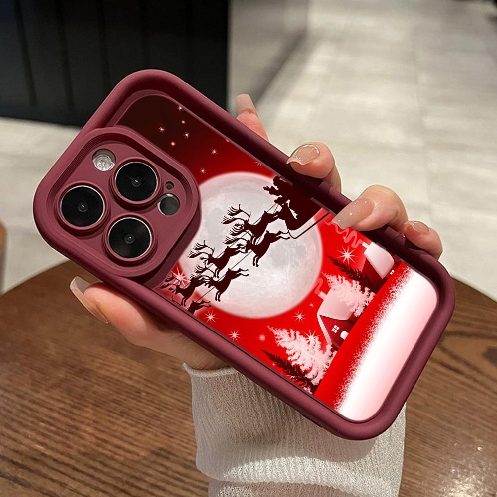 

Мягкий чехол Sky Eye Ladder для Samsung A06 A15 A25 A35 A55 A14 S23 S24 FE Все модели Samsung Чехлы для телефонов Чехол NY39 Новый год Счастливого Рождества Санта Клаус Samsung A51