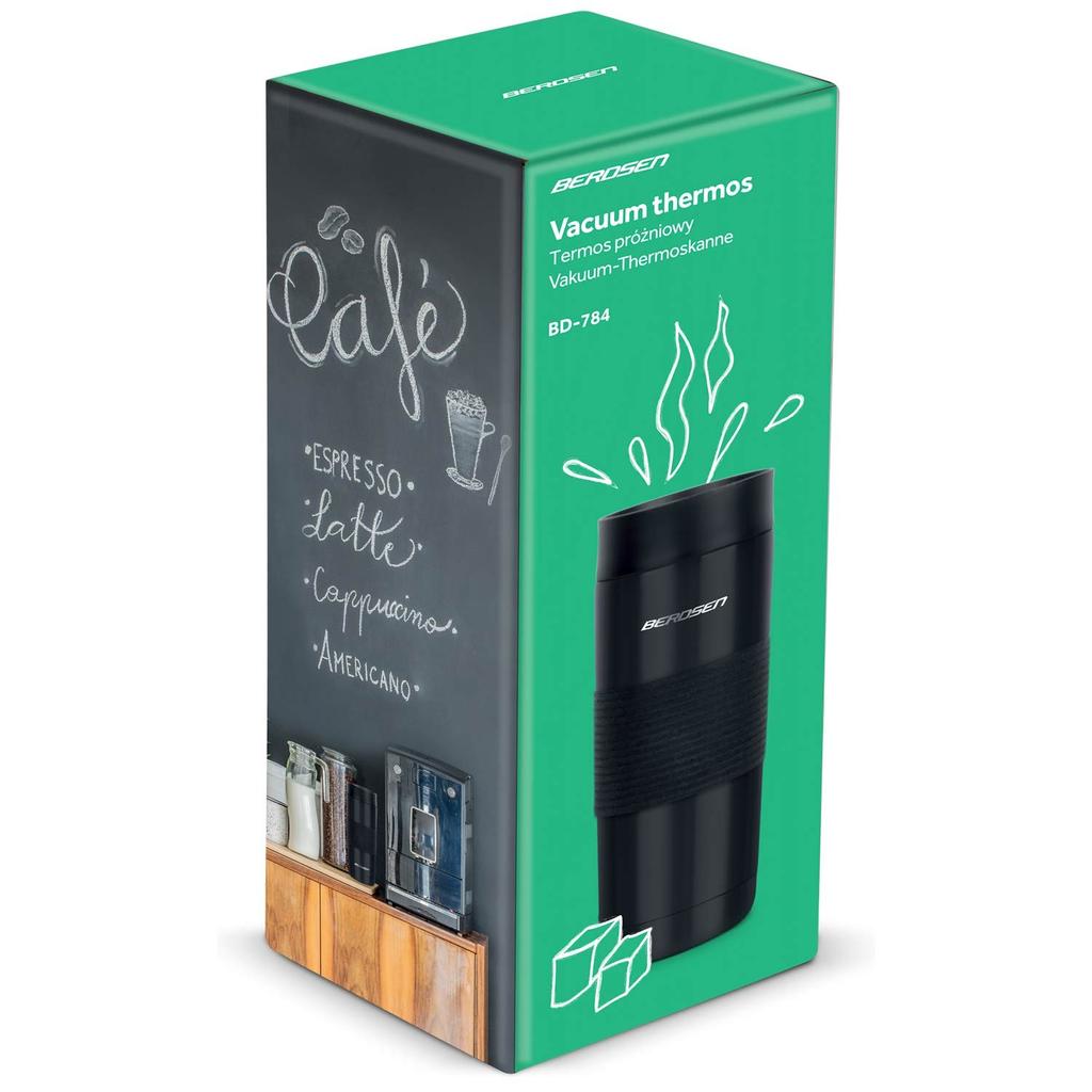 Vacuum Thermos 590 Ml Bd-784 Black