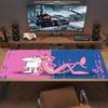 Pembe Panter Baskılı Yastık Kaymaz Dizüstü Tablet Büyük Mouse Pad XXL Mat Mini PC Oyun Matı Kilitli Kenarlı