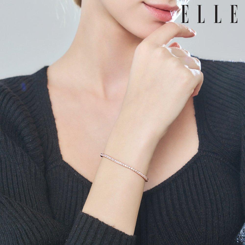 Bold Square Cubic Bracelet Elbrbb087