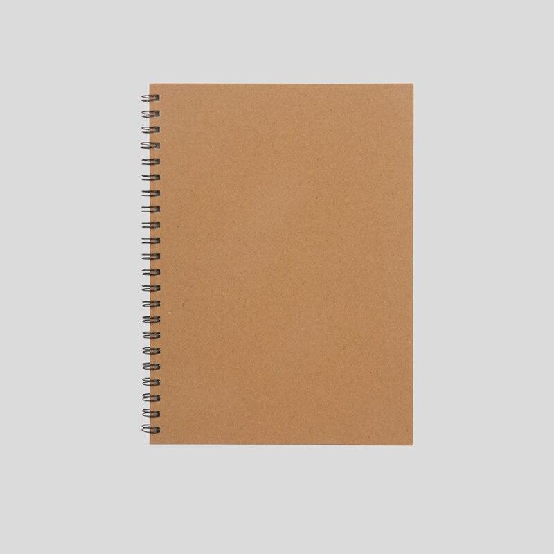 A4 Kraft Paper Student Drawing Sketch Book Children's Hand Drawn Graffiti 30 Pages Vertical Adjustable Exercise Books Stationery