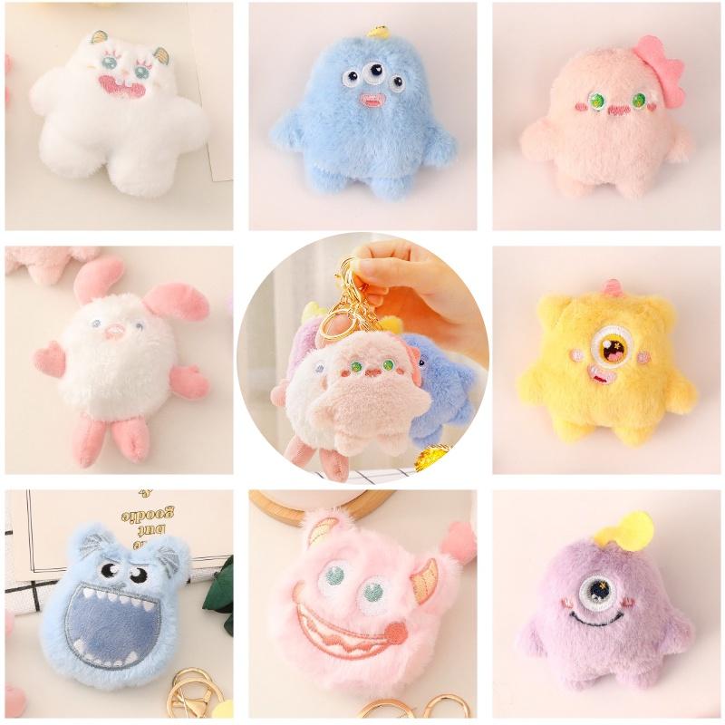 Monster Clown Cute Plush Keychain Backpacks Pendant Bags Accessory Gifts Keyring