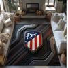 Atletico Madrid Printed Flannel Area Rug Non Slip Soft Polyester Floor Carpet Indoor Decor Mat for Bedroom Living Room Sofa Game Room Home Decoration