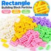 Mixed Material Building Block Particles Assorted Colors Filler Particles Granules  Stress Relief