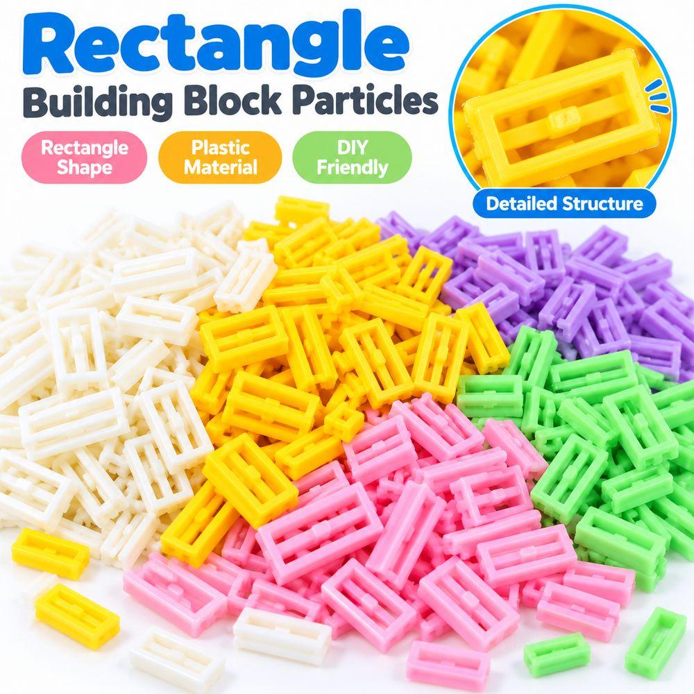 Mixed Material Building Block Particles Assorted Colors Filler Particles Granules Stress Relief