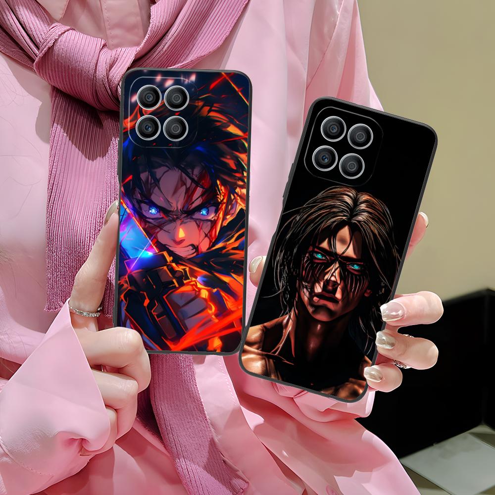 AOT Eren Mobile Cell Phone Case for Honor 90 80 70 60 50 30 20 10 9 8 7 Pro S SE Lite 5G Colour Printing Protective Luxury Cover