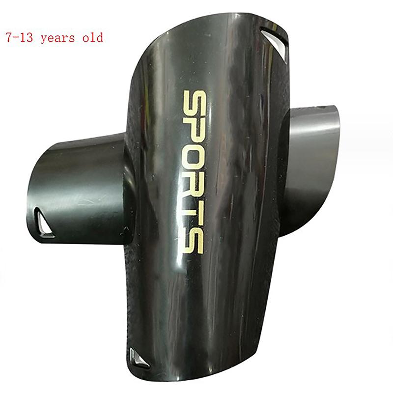 

1 пара футбольных двухслойных рукавов для защиты голени Взрослые Детские футбольные носки Защита голени Универсальные вставки Рукава для матча Защита голени M чёрный