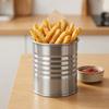 Open Top Bucket French Fries Cup Smooth Polished Storage Container  Snack Storage
