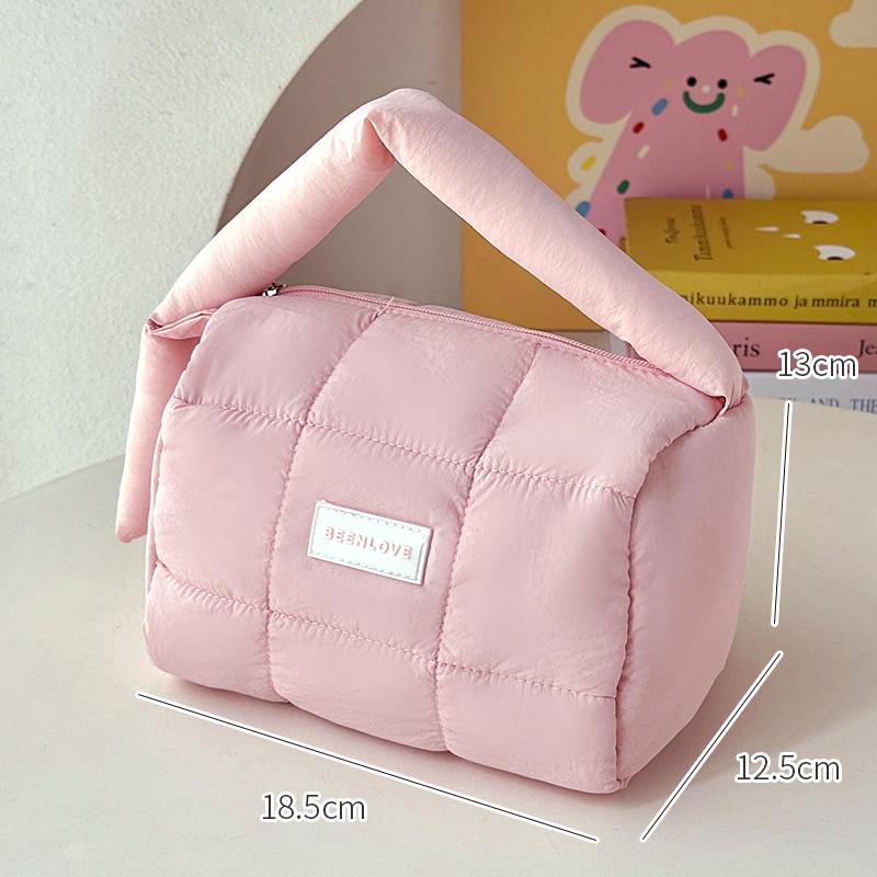 Macaron Makeup Bag Large Capacity Cosmetic Pouch Travel Essentials Women's Bag Travel Bag Women Makeup Pouche cosmetiquero