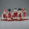 5Pcs Slam Dunk Q Version Anime Figure Sakuragi Hanamichi Kaede Rukawa Model Doll Car Decoration Kids Birthday Toys Gift