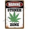 High Definition Metal Tin Sign Funny Warning Signs Retro Humorous Security Plaque Vintage Sarcastic Wall Art Decor for Home Gard