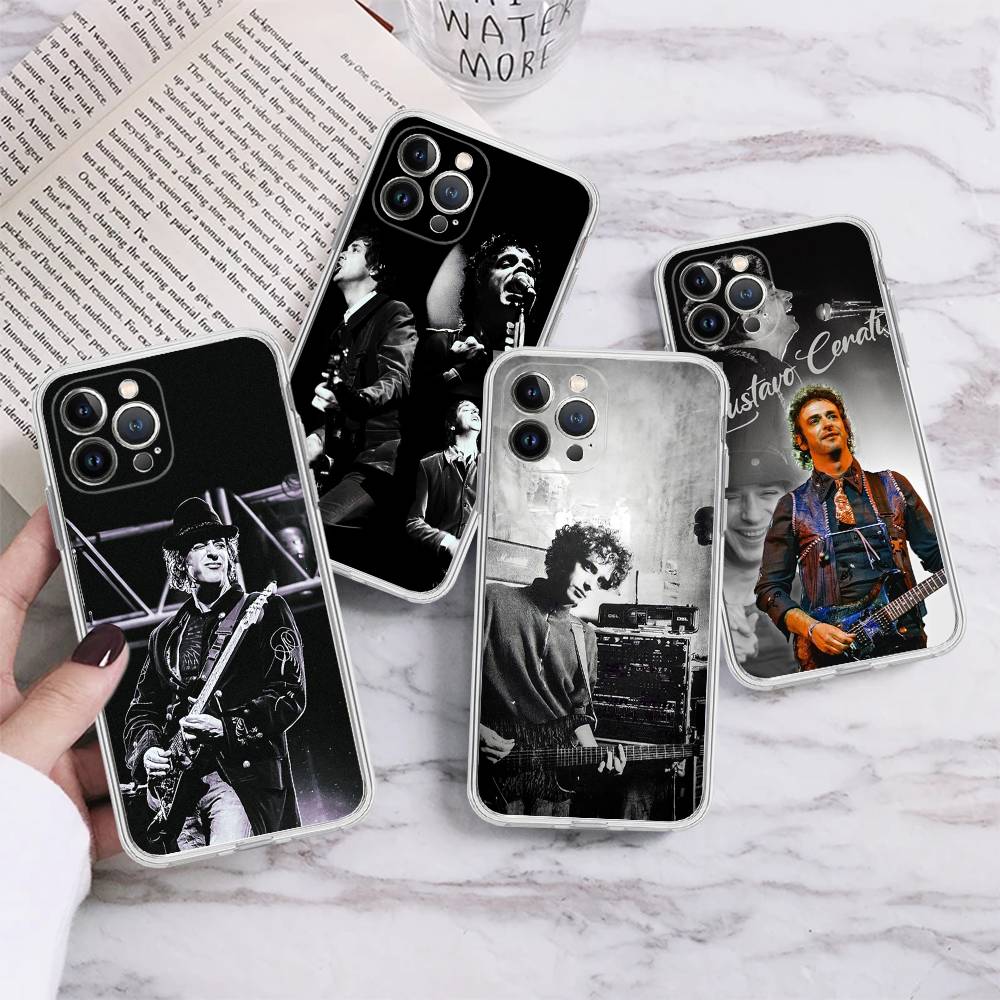 Gustavo Cerati Soda Stereo Fit For iPhone 16 15 Promax Phone Case iPhone 14 11 12 High end 13 Pro Silicone