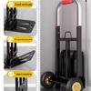 Foldable Portable Hand Cart - Heavy Duty Small Cargo & Shopping Trolley