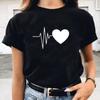 Than Heart Tshirt Harajuku Style Fashion Than Heart Love Simple Fashion Loose Tshirt Unisex Ins Tops Tee