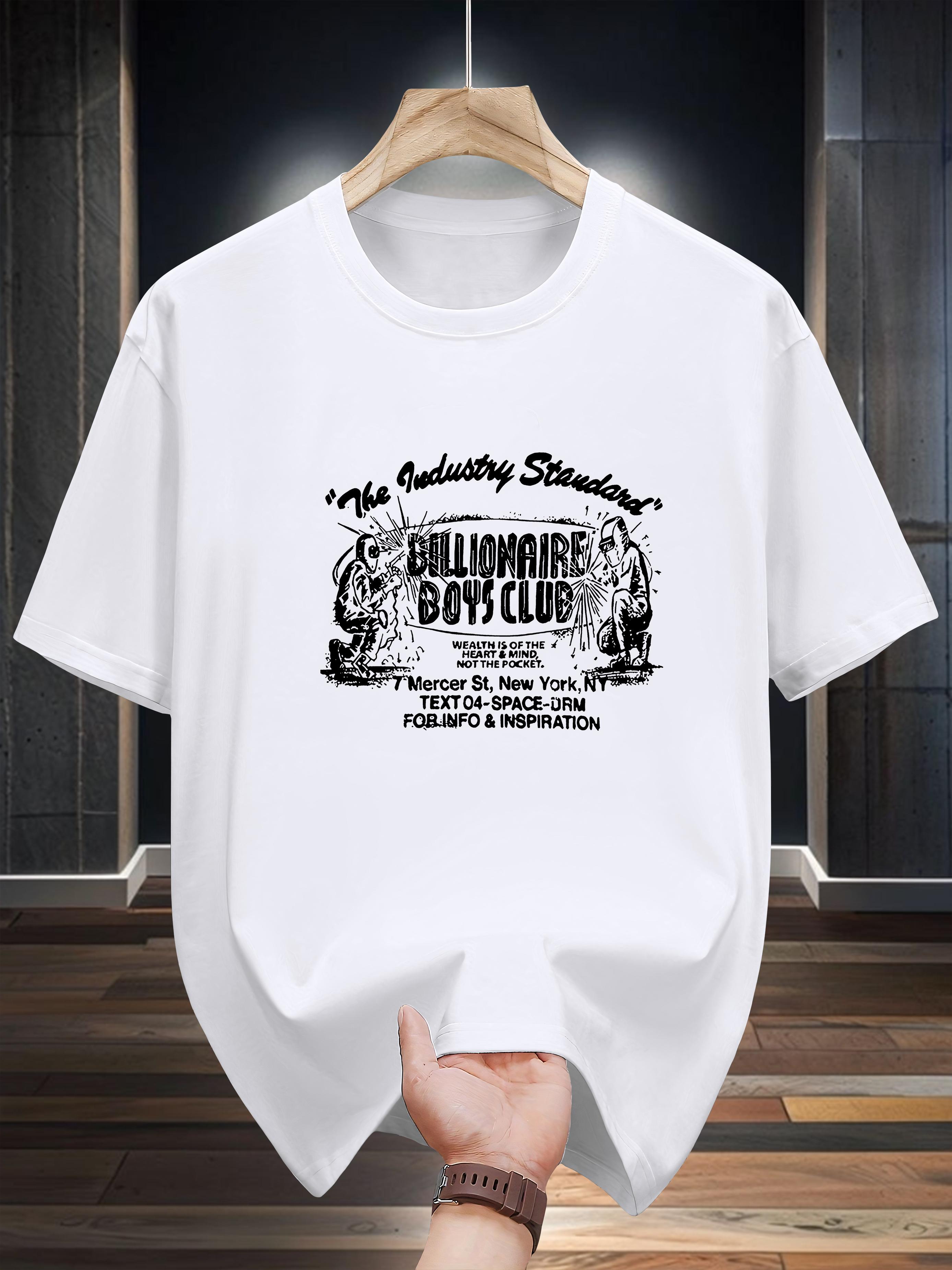 

Niuwang Selection 200g 100% Cotton Short Sleeve T-shirt - White Casual Graphic Tee with Geometric Print XXXXL