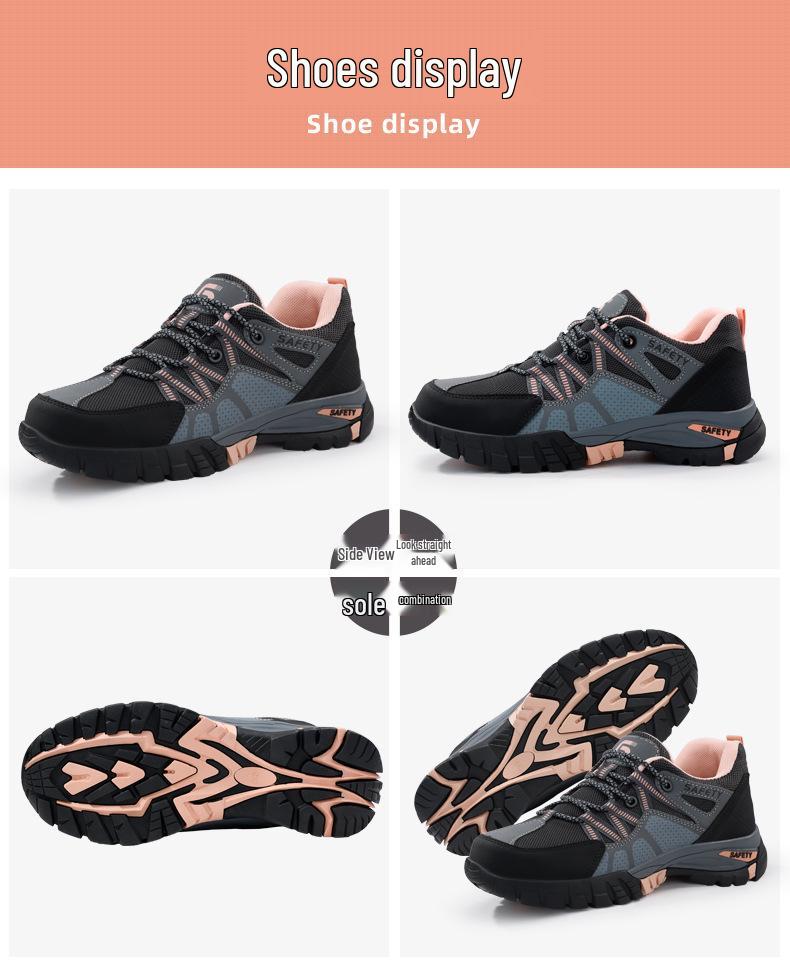 2025 Damen Atmungsaktive Isolierte Geruchshemmende Elektriker Schuhe mit Zehenschutzkappe aus Kunststoff, Anti-Quetsch- und Durchtrittsschutz