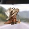Acrylic Playful Car Decor Quirky Cartoon Hanging Ornament Versatile Bag And Home Use