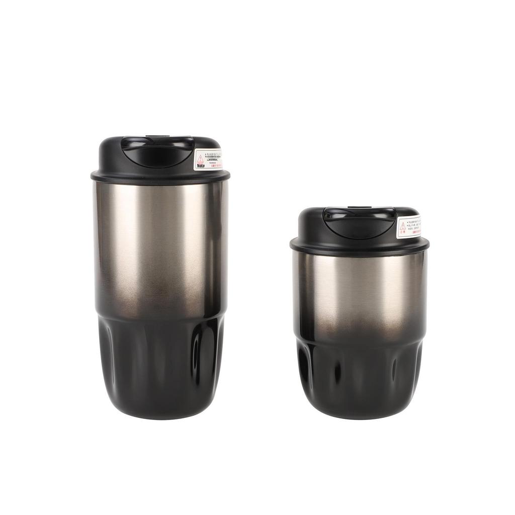 Stylish Double-Walled 316 Stainless Steel Travel Mug with Flower Petal Design