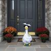 Plush Spiders Halloween Goose Outfits Bat Wings Lawn Goose Clothes  Yard Ornaments