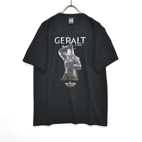 The Witcher 3 Wild Hunt TShirt Geralt Black Japan New M
