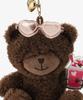 Afternoon Tea Living JR47 Keychain, Plush CharmDrinkKITKAT Heartful Bear, Brown