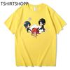 Anime Black Butler T Shirt Women Harajuku T-shirt Short Sleeve Print Cotton Tshirt Cartoon Undertaker Graphic Streetwear Tees Unisex