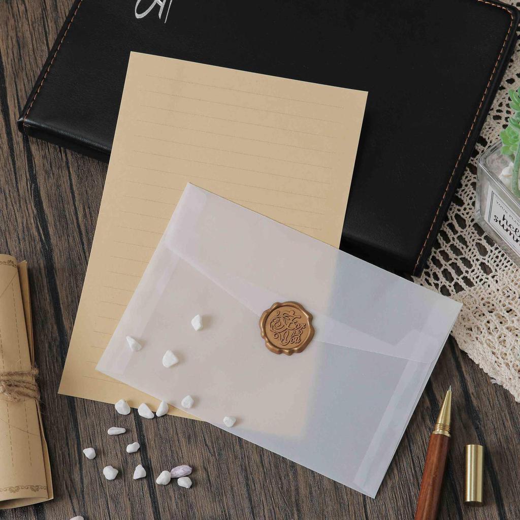 Transluzente 120 g/m² Pergament Hochzeitseinladungs-Umschläge - Größen 3/5/7