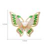 Fashion Delicate Rhinestone Butterfly Brooches for Women Clothing Coat Jewelry Accessories Gifts