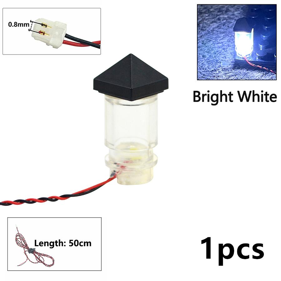 1 Pcs DIY 0.8mm Pin 1x1 1x4 1x2 LED Remote Control Building Block Flash Lamp City Light Lightsaber Spotlight Candle Lamp Bricks