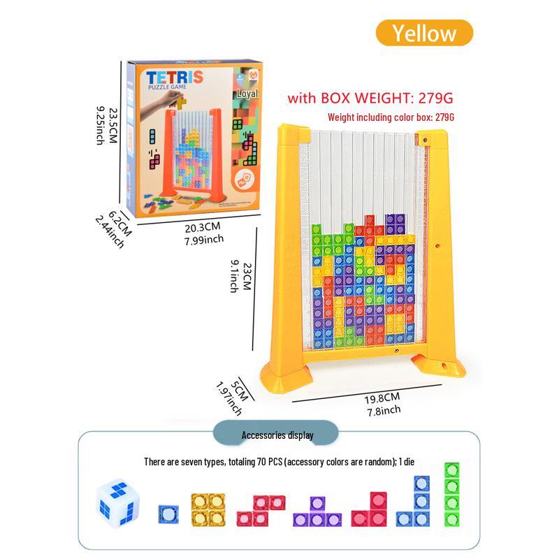 3D Creative Russian Cube: Children's Educational Tabletop Block Game