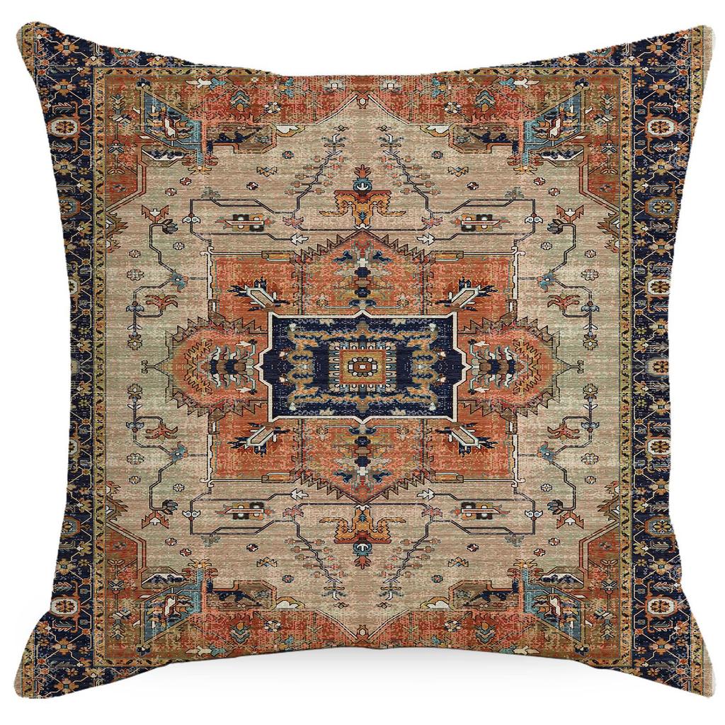 Nuova Federa per Cuscino Stile Bohemien Retrò Divano Soggiorno Ufficio Cuscino Lino Ornamento per la Casa Premium Durevole