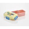 Skater Bento Box, 530ml, Antibacterial, Snoopy, Peanuts Colors, Soft Filling, Dome-Shaped Lid, Made In Japan, PFLB6AG-A