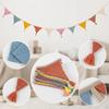2.6 M (8.5 Ft) Triangular Decorative Garland with Tassels, Easy to Hang, Ideal for A Child's