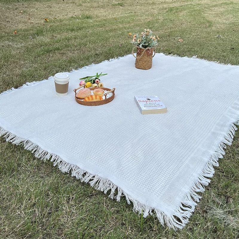 French Artistic Outdoor Double-Sided Picnic Mat - Thickened for Camping & Photography