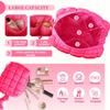 Quilted Makeup Bag Cosmetic Bags Puffy Travel Toiletry Pouch For Women Cute Checkered Zipper Bag Travel Essential Portable Aesthetic Organizer