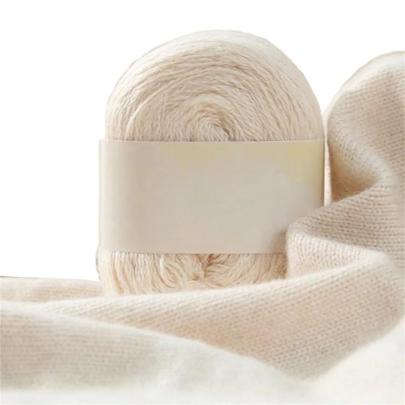 Weiches Mohair Kaschmir Wolle Strickgarn Leichtes Handstrickgarn DIY Schal Schal Häkelgarn für DIY Pullover