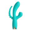 Vibromasseur Triple Stimulation Usb Turquoise Snappy Bunny Ws Nv062 Ctur
