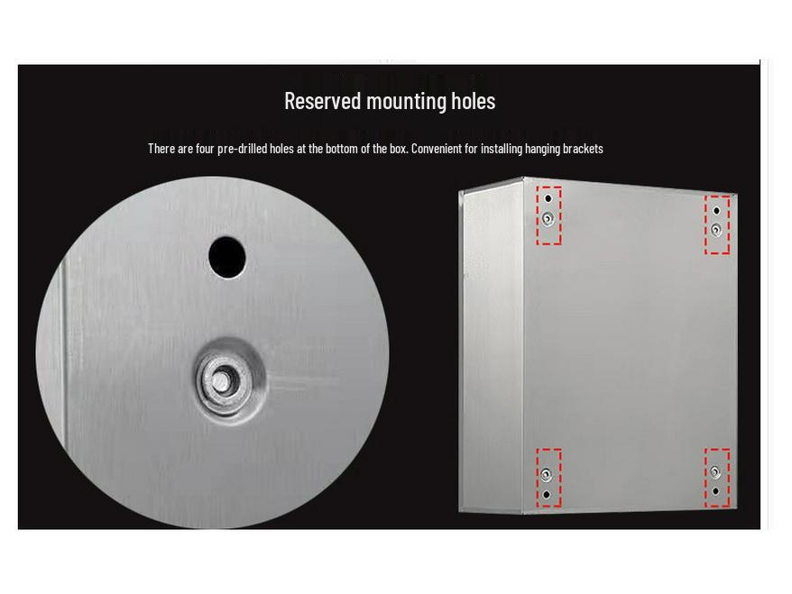 Stainless Steel Indoor Distribution Box 201/304, Dustproof Monitoring Control Box 300x250x150