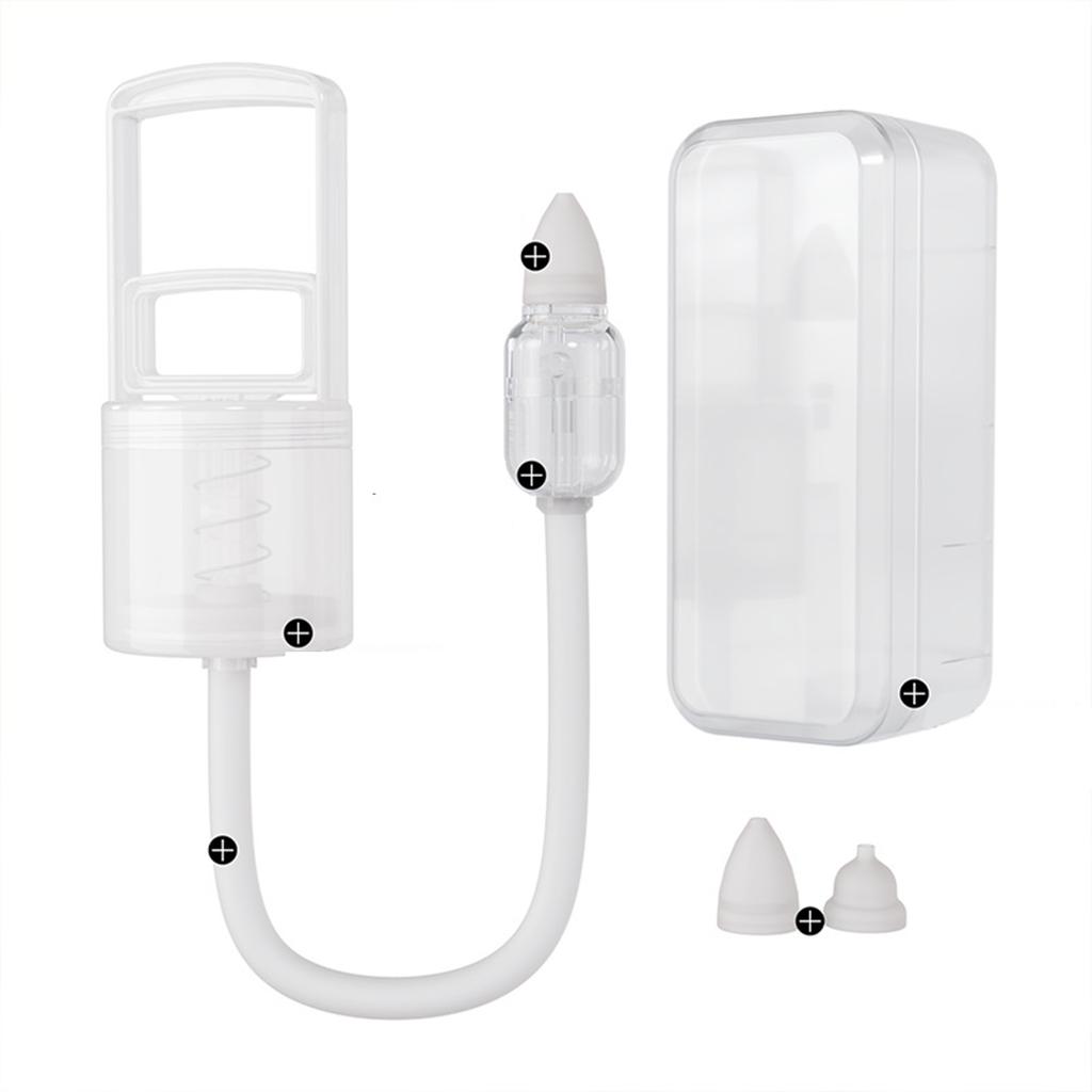 Nasenreiniger Baby Nasensauger Aspirator Handpumpe Nasensauger Reiniger Nasenreinigungsgerät für 0-3 Jahre Neugeborene
