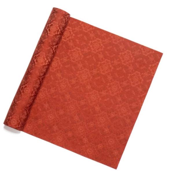 Zhi She Tang Dynasty Pattern Tea Mat Set - Double-Sided Retro Chinese Zen Table Runner & Tablecloth