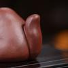 Small Cat Tea Pet Cute Animal Figurines Interesting Purple Clay Cat  Household