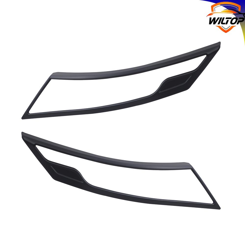 

Накладки на фары для Mitsubishi L200 Triton 2019-2025 Защитная крышка Внешний ABS Матовый черный Кожух фары Автомобильный внешний аксессуар