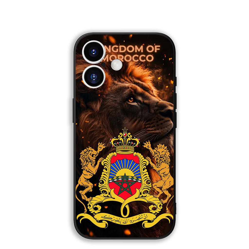 Casing for Motorola Moto Edge 70 60 Fusion Stylus NEO Pro G56 G96 G04 G05 20 E20 E32 Protective Cover Phone Case Morocco Flag